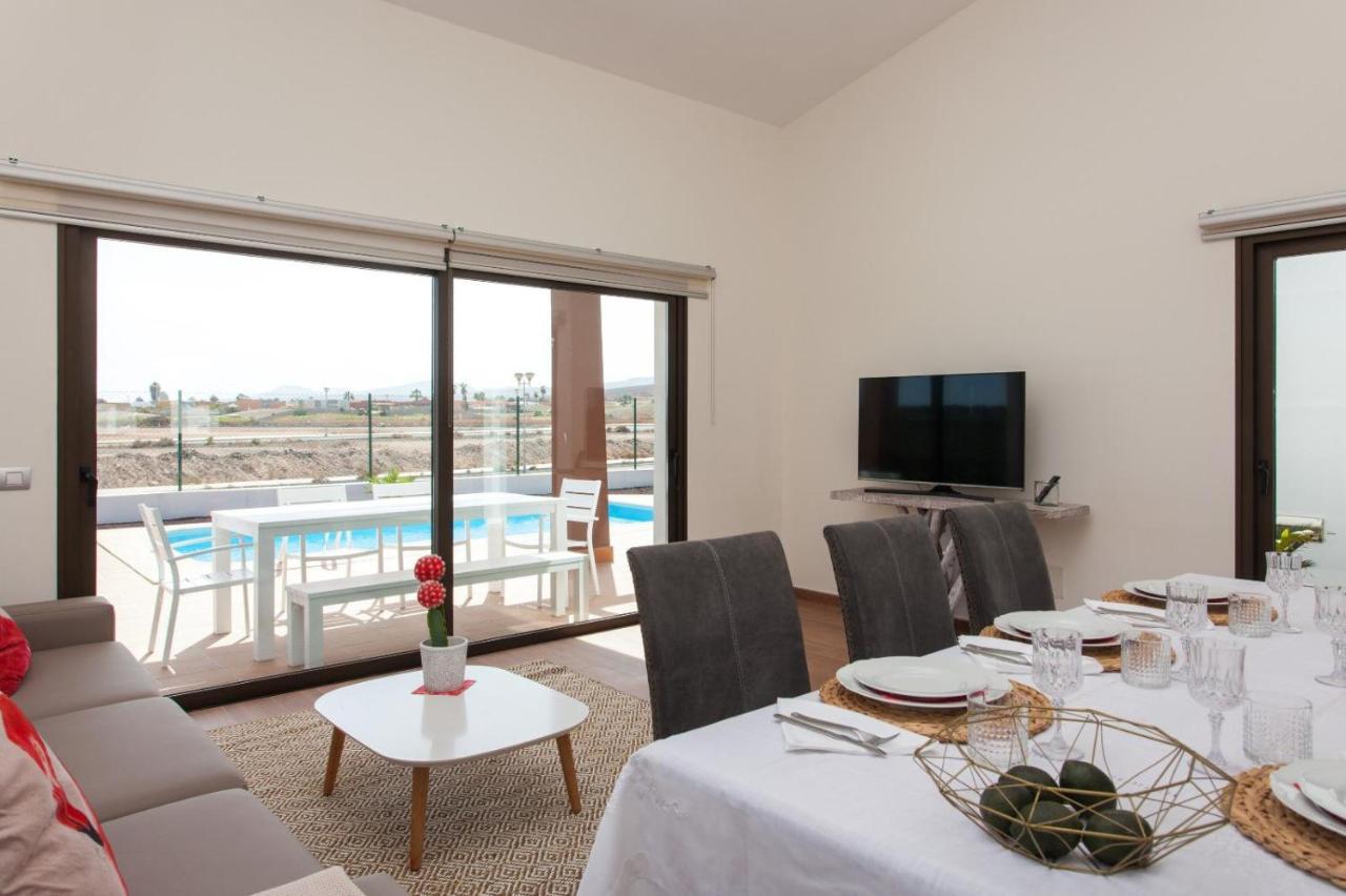 Golf&Family Villa Diamante - private Pool, BBQ, Seaview Caleta De Fuste Esterno foto