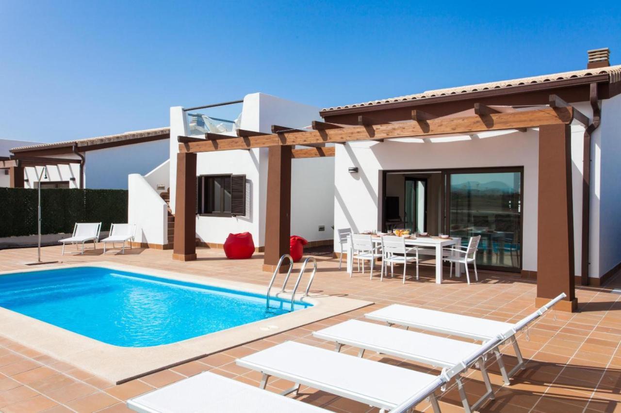 Golf&Family Villa Diamante - private Pool, BBQ, Seaview Caleta De Fuste Esterno foto