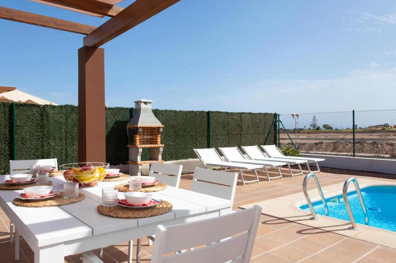 Golf&Family Villa Diamante - private Pool, BBQ, Seaview Caleta De Fuste Esterno foto